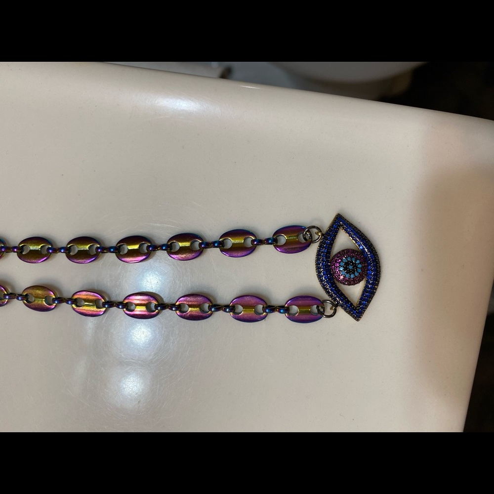 Melania Clara mystic eye necklace